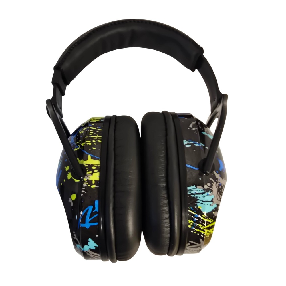 Zohan EM030 Hearing Protection Earmuffs Graffiti Paint Splatter Noise Reduction - Picture 6 of 11